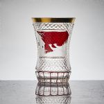 594051 Glass goblet